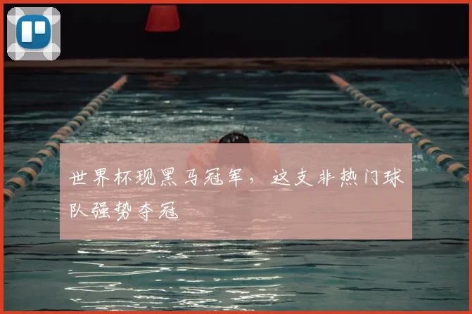 世界杯现黑马冠军，这支非热门球队强势夺冠